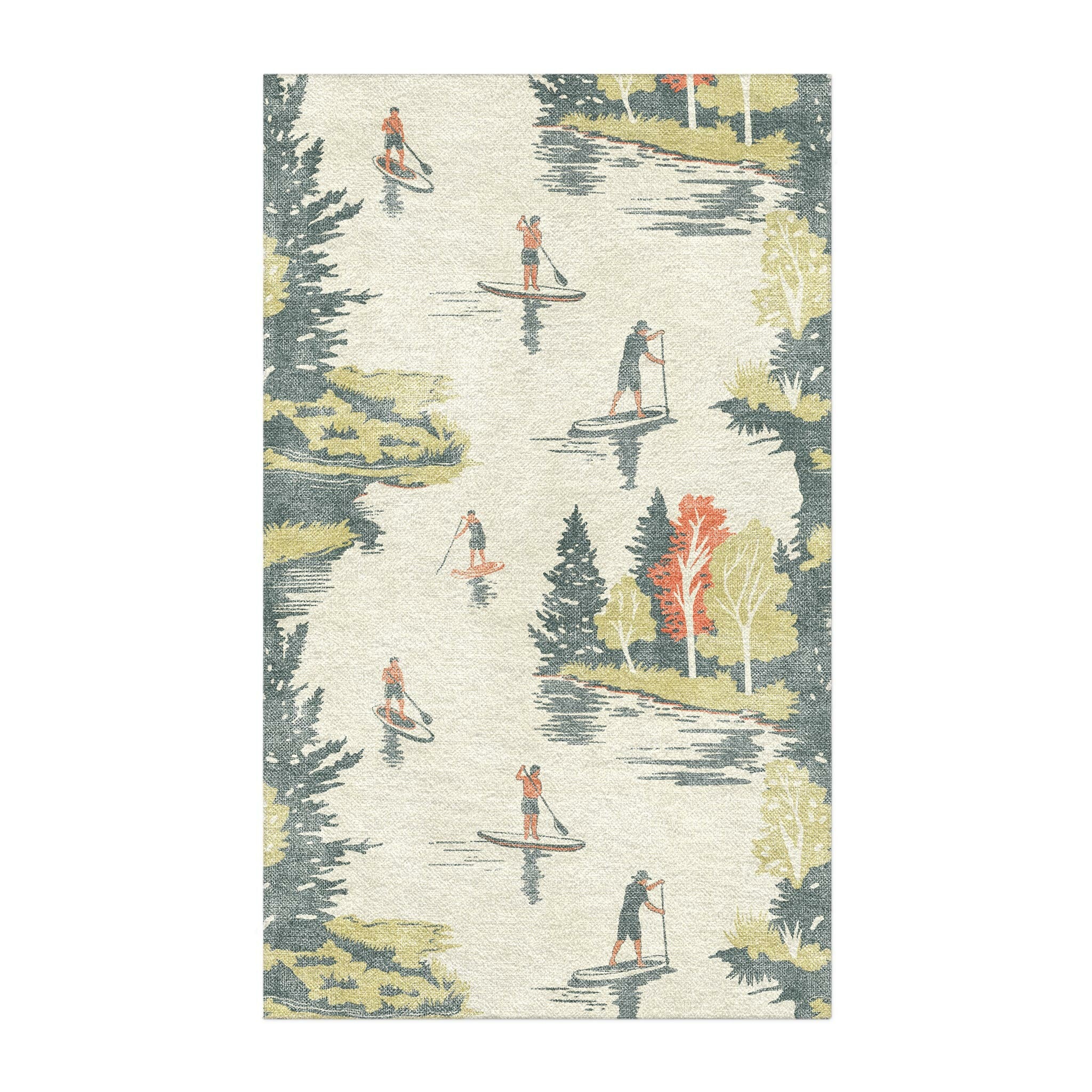 Springboard Rug Paddleboard Party Area Rug – Undrfoot Rugs