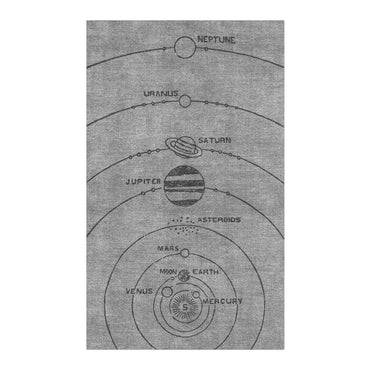 Solar System Grey & Black in 3' x 5' Size