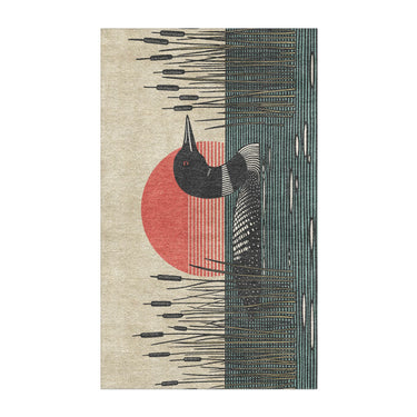 Sunset Loon in 3' x 5' Size