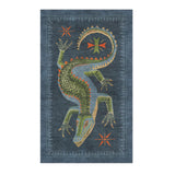 Hungry Aligator Navy in 3' x 5' Size