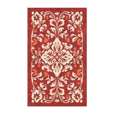 Annette Red & Ivory in 3' x 5' Size