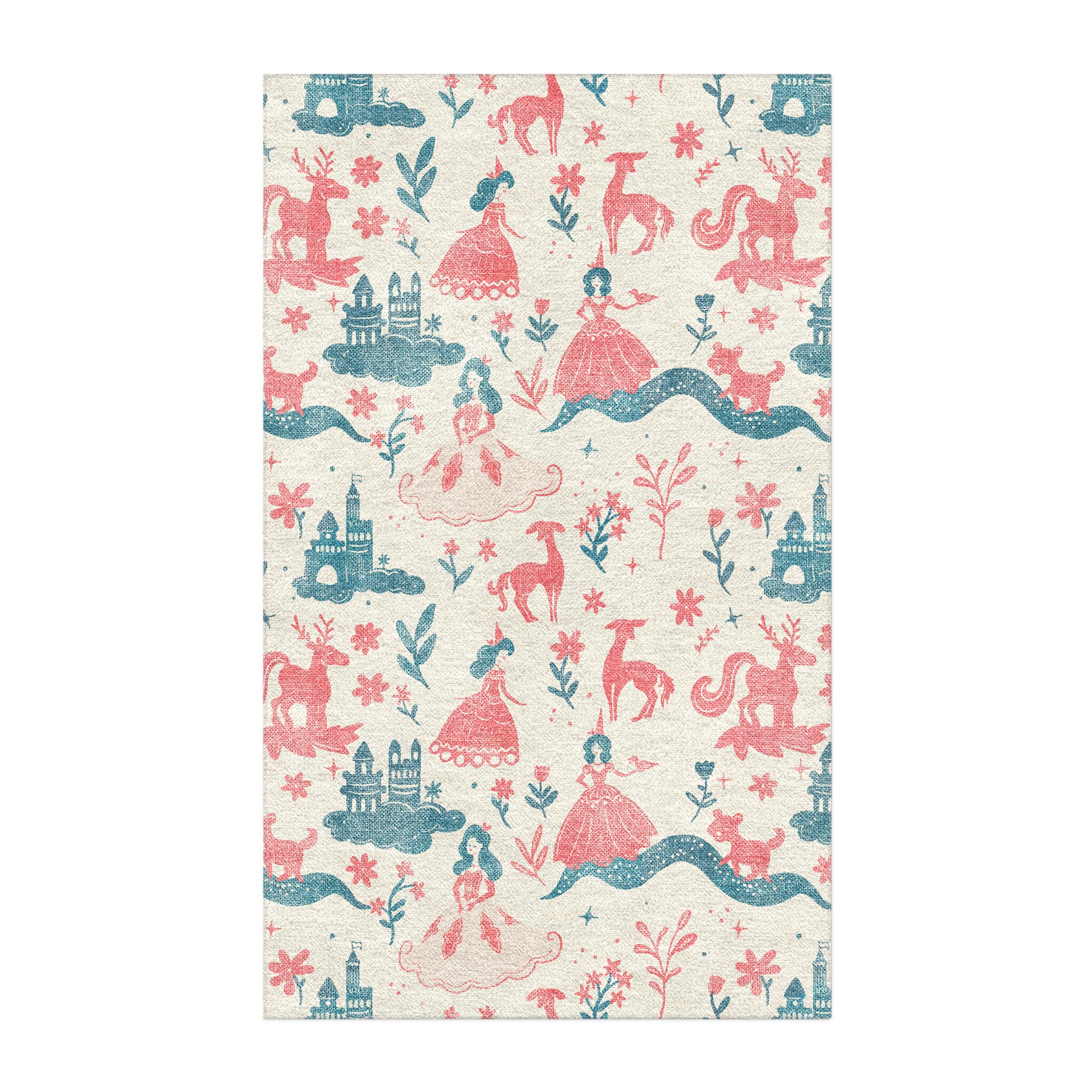Princess Area Rug Pink Princess Fairytale Area Rug – Undrfoot Rugs