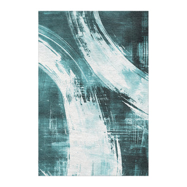 Emil Deep Teal in 4' x 6' Size