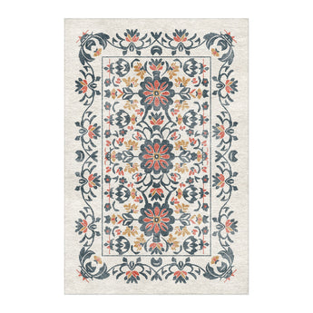 Georgiana Navy & Red in 4' x 6' Size