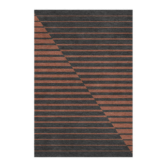 Euclid Black & Rust in 4' x 6' Size