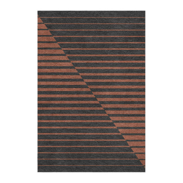Euclid Black & Rust in 4' x 6' Size