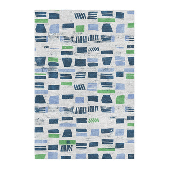 Milo Blue & Green in 4' x 6' Size