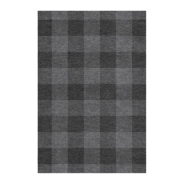 Buffalo Plaid Charcoal Black in 4' x 6' Size