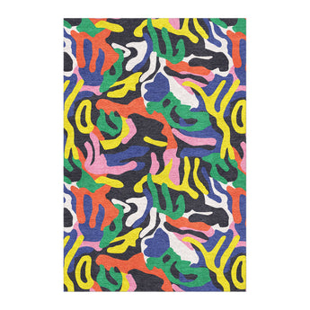 Umberto Black Multicolor in 6x4ft Size