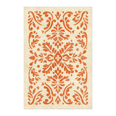 Floranna Ivory & Orange in 4' x 6' Size