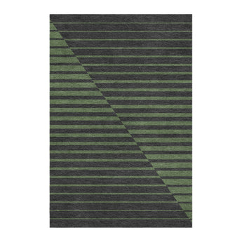 Euclid Black & Green in 4' x 6' Size