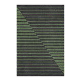 Euclid Black & Green in 4' x 6' Size