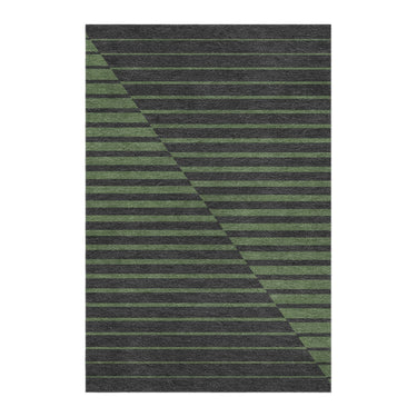 Euclid Black & Green in 4' x 6' Size