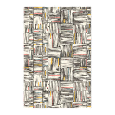 Atticus Multicolor Crosshatch in 4' x 6' Size