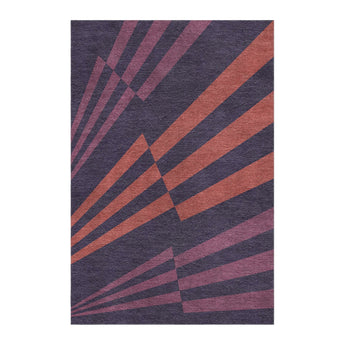 Prisma Purple & Coral in 4' x 6' Size
