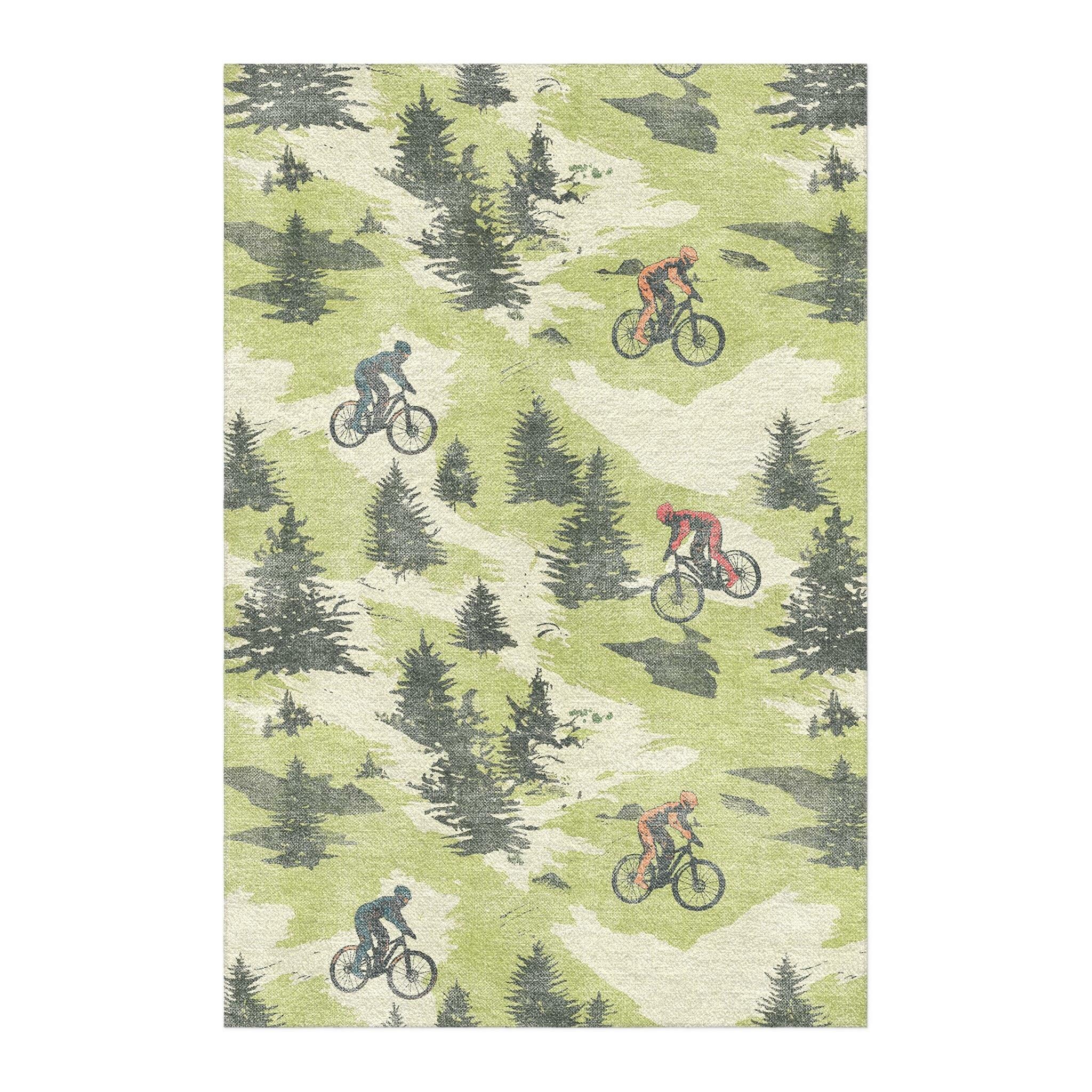 Mountain Bike Park Area Rug – Undrfoot Rugs