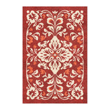 Annette Red & Ivory in 4' x 6' Size