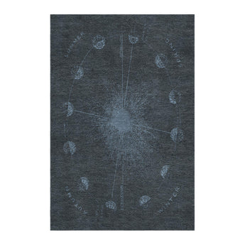 Equinox Navy & Dusty Blue in 4' x 6' Size