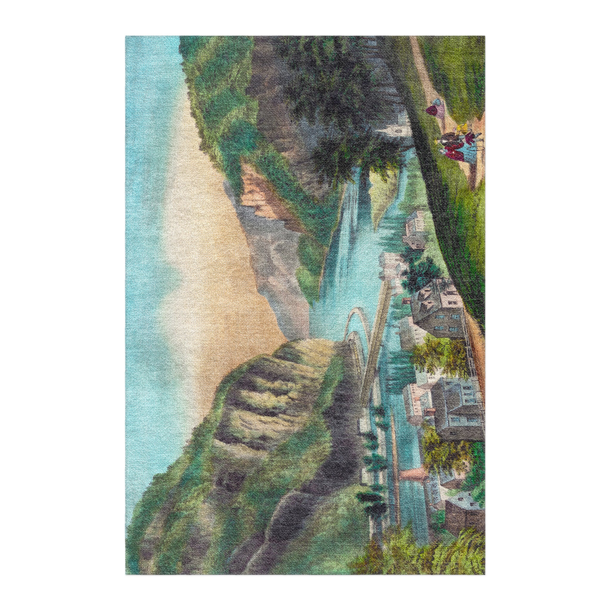 Wv State Rug Fallo Harpers Ferry West Virginia Area Rug – Undrfoot Rugs