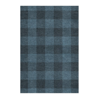 Buffalo Plaid Dark Navy in 4' x 6' Size