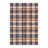 MacPherson Plaid Navy & Gold in 6x4ft Size