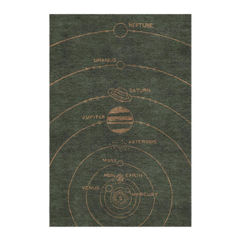 Solar System Forest & Rust in 4' x 6' Size