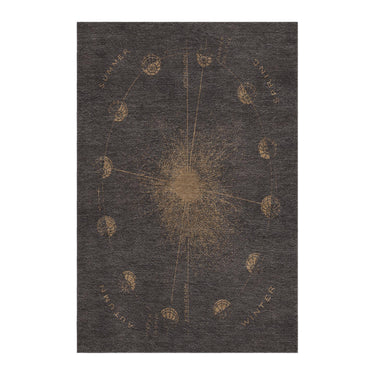 Equinox Brown & Gold in 4' x 6' Size