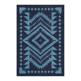 Reyno Columbia & Navy in 4' x 6' Size