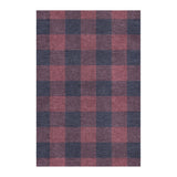 Buffalo Plaid Maroon & Navy in 4' x 6' Size