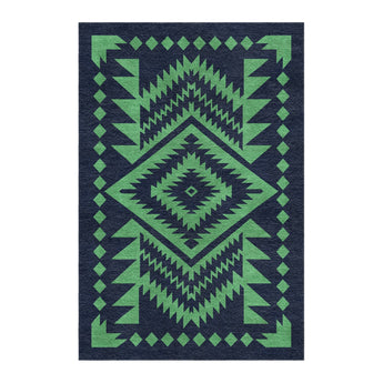 Reyno Kelly & Navy in 4' x 6' Size