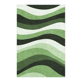 Sinuous Green Monochrome in 6x4ft Size