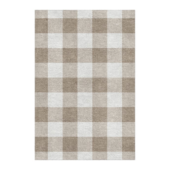 Buffalo Plaid Light Cedar Brown in 4' x 6' Size