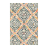 Boden Orange & Blue in 4' x 6' Size