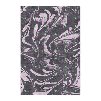 Acid Burn Purple & Green in 4' x 6' Size