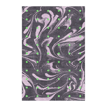 Acid Burn Purple & Green in 4' x 6' Size