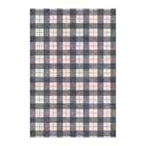 Wallace Plaid Navy & Red in 6x4ft Size