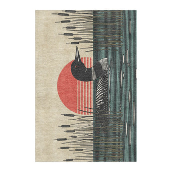 Sunset Loon in 4' x 6' Size