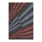 Prisma Maroon & Sky in 4' x 6' Size