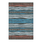 Delsin Black in 4' x 6' Size