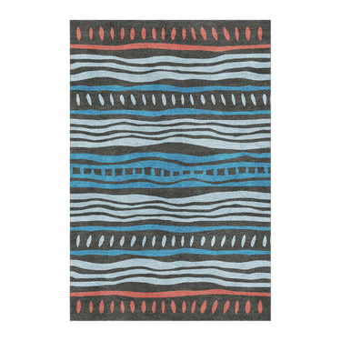 Delsin Black in 4' x 6' Size