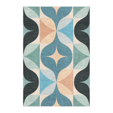 Maxine Seafoam & Peach in 4' x 6' Size