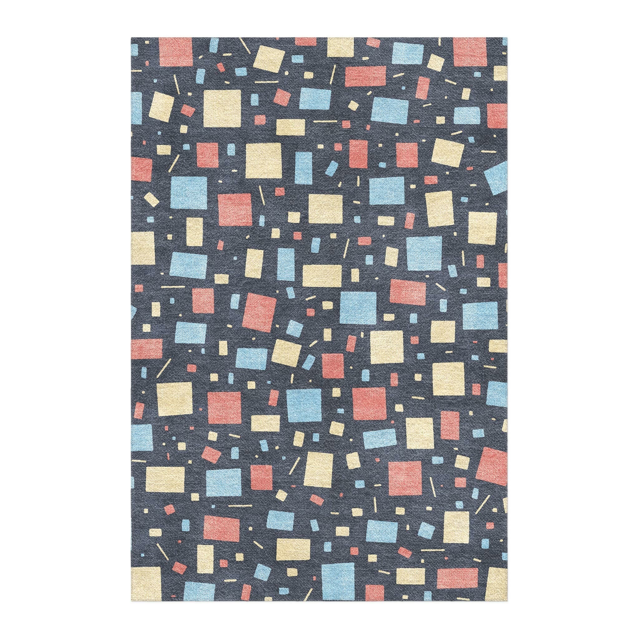 Confetti Kids Rug Geometric Confetti Twilight Area Rug – Undrfoot Rugs