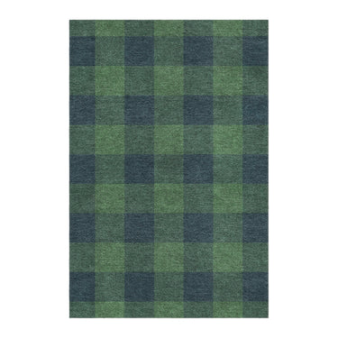 Buffalo Plaid Green & Navy in 4' x 6' Size