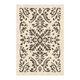 Floranna Ivory & Black in 4' x 6' Size