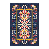 Jasmina Navy Multicolor in 6x4ft Size