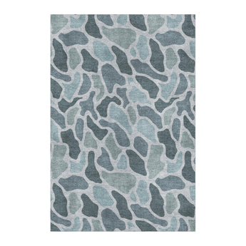 Duck Camo Blue in 4' x 6' Size