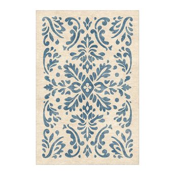 Floranna Ivory & Blue in 4' x 6' Size