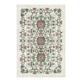 Georgiana Green & Deep Cerise in 4' x 6' Size