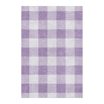 Buffalo Plaid Lilac in 4' x 6' Size