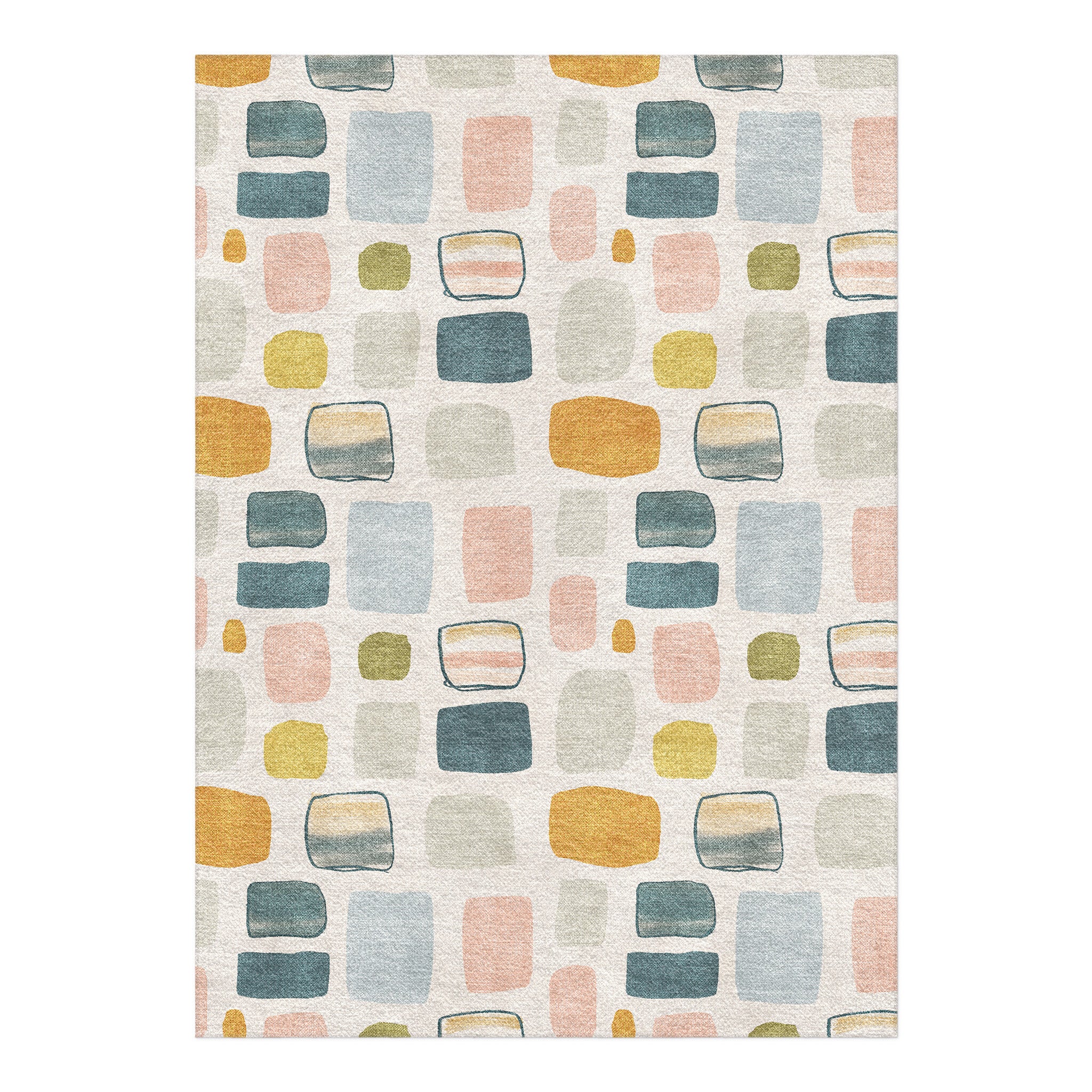 Multicolor Ivory Area Rug Calliope Ivory Multicolor Area Rug – Undrfoot Rugs